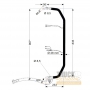 Bras de rétroviseur MERCEDES-BENZ ACTROS MP1 - 583783200H - 0028100914