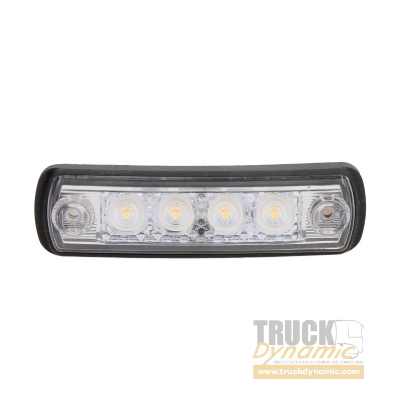 Clignotant Marquage Latéral Neuf Pour MAN TGA / TGX / TGL - 24V - Norme E - Marque 24/7 AUTO