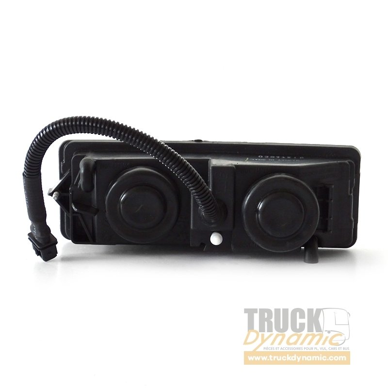 Cache Phare Antibrouillard Avant Droit Chromé – Pour Peugeot 207 Sport 2006-2009, ABS Noir + Argenté, Look Sport Raffiné