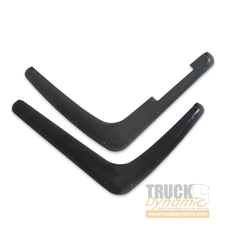 Déflecteurs Latéraux ClimAir Pour Mercedes Classe G Type 463 5 Portes (à Partir De 1989) – Portes Avant, Couleur Gris Fumée