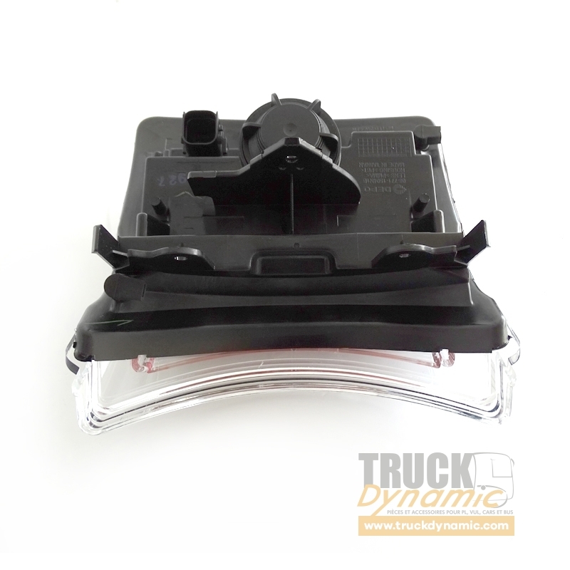 Clignotant Latéral Scania Série 5/6 - 2 Pièces, 24V, LED Ambre, OEM 2052119 - Avec Fiches