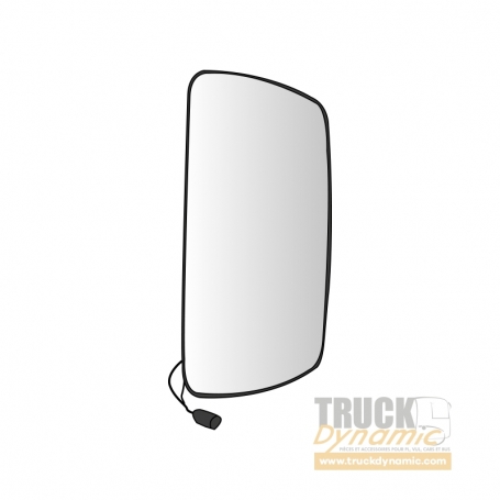 Glace de rétroviseur principal IVECO EUROTRAKKER - 15.4611.164H - 154611164H - 93190976