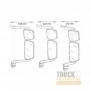 Rétroviseur principal et grand angle IVECO TRAKKER - 591008006099 - 504150527 - 504369961 - 5801334610 - 5801765196