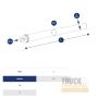 Tube aile de roue DOMAR DK8042 - TDCA4280