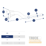 Tube aile de roue DOMAR AL9034 - TDCAAL3490