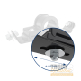 Support fixation aile de roue DOMAR DK8112 - TDCA1281