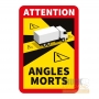 Autocollant SIGNALISATION DES ANGLES MORTS - MEKVINYLE