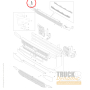 Cache de calandre inférieure SCANIA P (SERIE 7) - TDCAL3020 - 2443020
