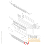 Cache inférieur de calandre inférieure SCANIA S (SERIE 7) - TDCAL4368 -  2324368 - 2584635