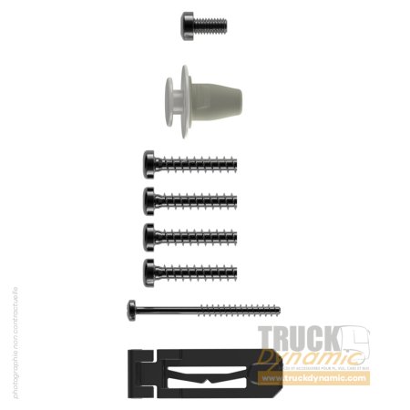 Kit visserie rétroviseur principal et grand angle MAN TGE - 61.1013.005.099 - 611013005099 - 65637316008 - 65.63731-6008