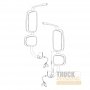 Bras de fixation rétroviseur DAF XF106 - 58.5713.114.099 - 585713114099 - 1788972 - 1812859