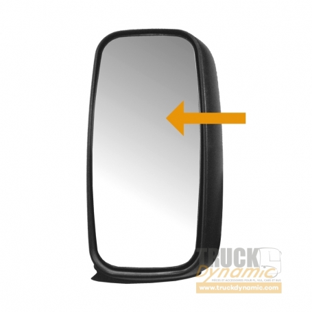 Glace de rétroviseur principal VOLVO NH - 153702470H - 15.3702.470H - 3090737 - 3091756 - 3092854 - 20854564