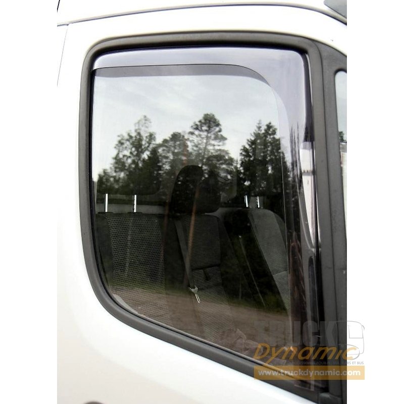 Déflecteur Fenêtre Sprinter Déflecteurs D'Air J&J Automotive Pour Sprinter W906 2006-2018 - Set 4 Pièces Déflecteurs Acrylique Fumé